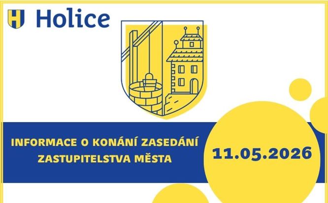 Informace o konání zasedání zastupitelstva města 11. května 2026